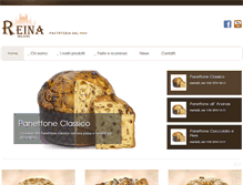 Tablet Screenshot of pasticceriareina.com